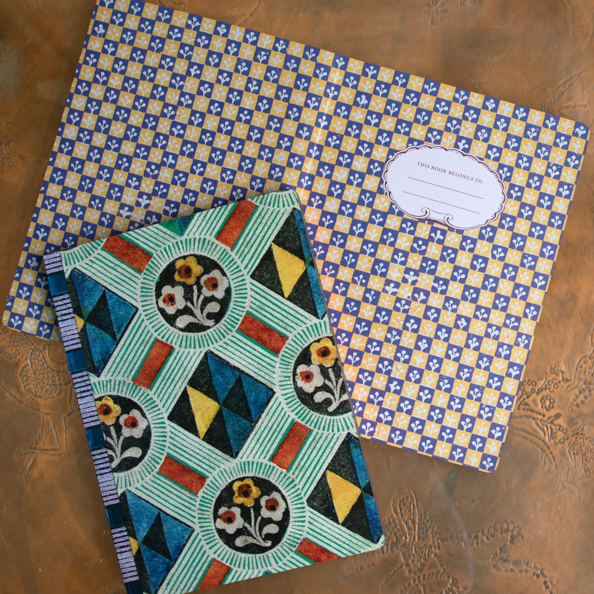Flat River Group eeBoo Piece & Love Saxton's Gilded Journal - Colorful Hardcover Diary* Coloring Books & Activity Books