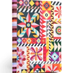 Flat River Group eeBoo Piece & Love Sunshine Pinwheels Gilded Journal - Vibrant Art Hardcover Diary* Drawing, Color & Painting