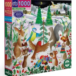 Flat River Group eeBoo Piece & Love: The Little Tree 1000-Piece Puzzle* Puzzles