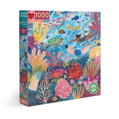 Flat River Group eeBoo Piece and Love Coral Reef 1000-Piece Square Jigsaw Puzzle* Puzzles