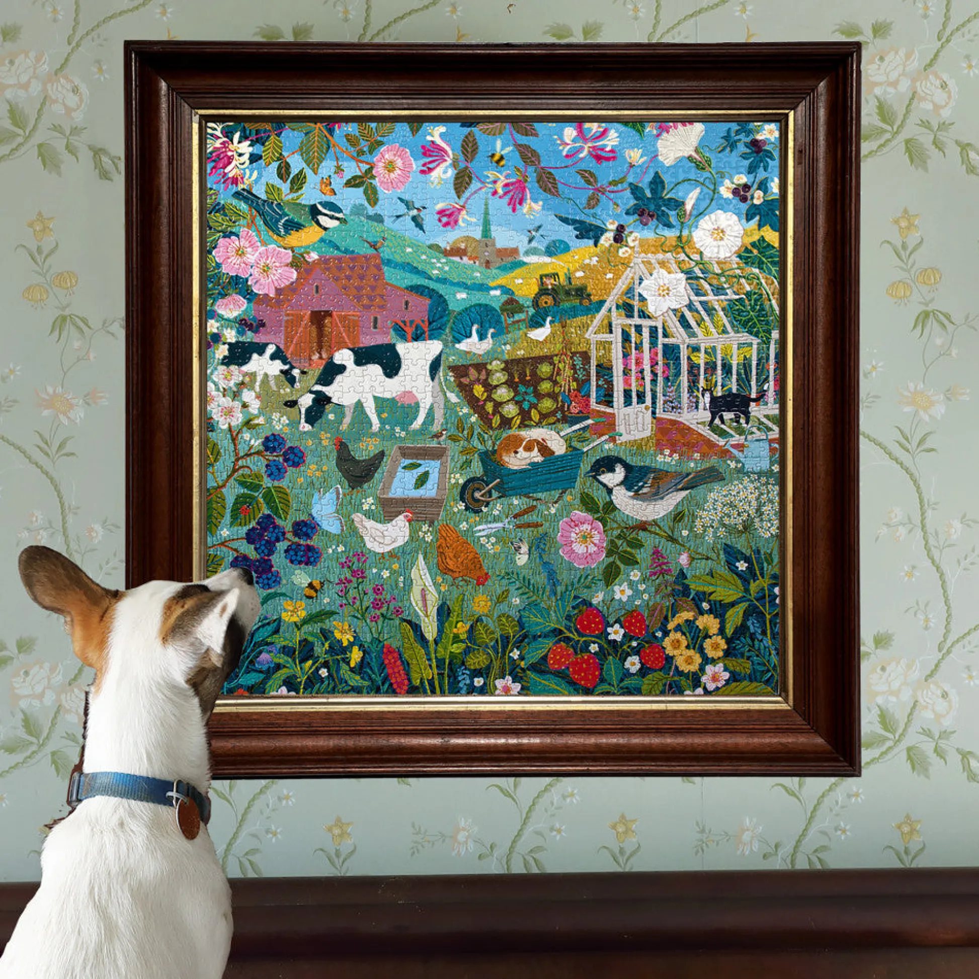 Flat River Group eeBoo Piece and Love English Hedgerow 1000 Piece Jigsaw Puzzle* Puzzles