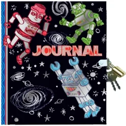Flat River Group eeBoo Silver Robots Collection Sketchbook for Kids - 60 Pages*Kids Kids Books|Drawing, Color & Painting