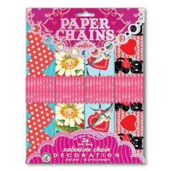 Flat River Group eeBoo Valentine Themed Paper Chain Craft Kit - 120 Links* Crafts & Activities