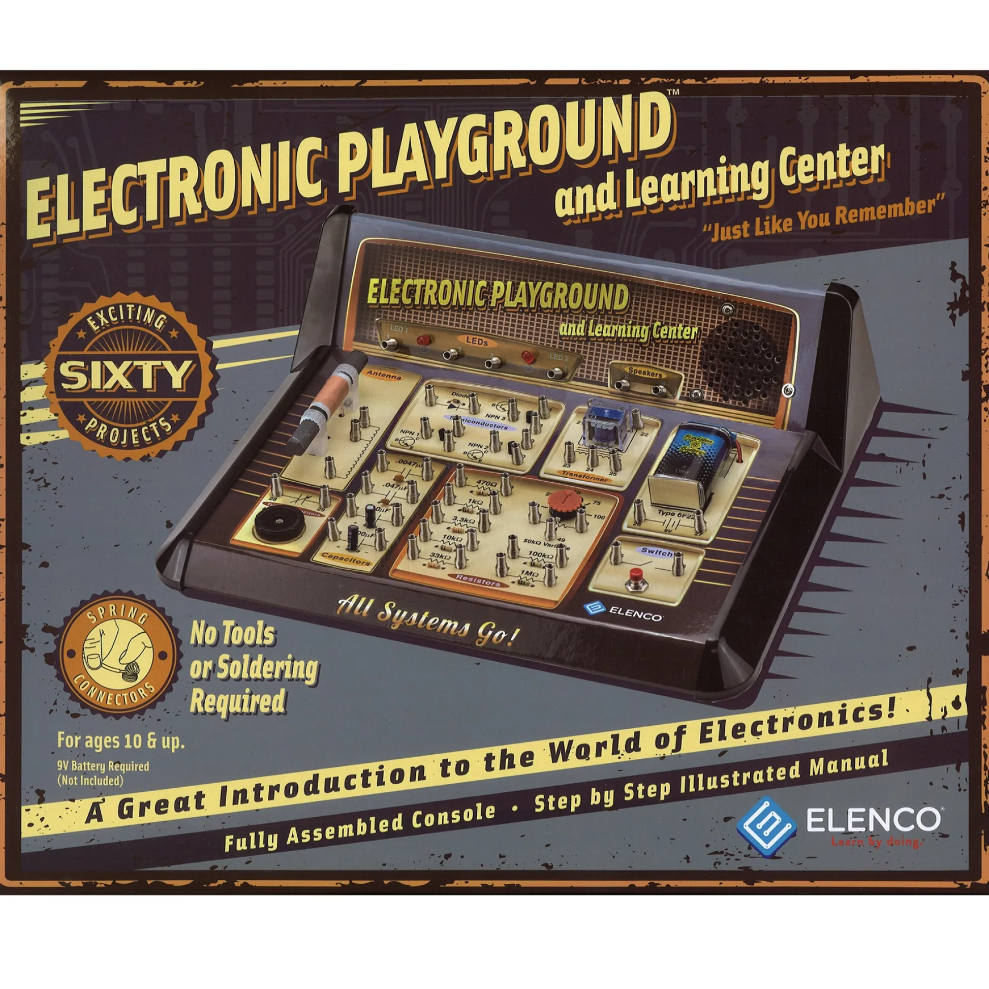 Educators Resource Elenco 60-In-One Electronic Playground - Educational Learning Center* Science & Discovery