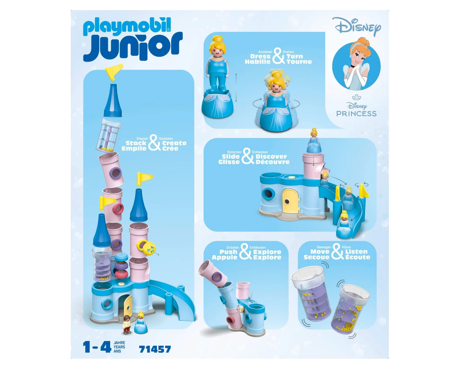 Macy's - Supplier Enchanted Disney Cinderella Castle Playset - Magical Adventures Await* Playsets & Vehicles
