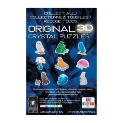 AreYouGame Enchanted Yellow Frog Prince 3D Crystal Puzzle - 43 Pcs* Puzzles