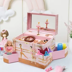 The Distribution Solutions Enchantmints Ballet School Jewelry Box - Magical Ballerina Dance Recital Gift for Little Girls* Stuffed Animals & Plush Toys