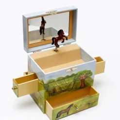 The Distribution Solutions Enchantmints Horse Ranch Musical Treasure Jewelry Box* Dress Up & Accessories|Dress Up