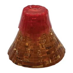 AreYouGame Eruptive Excitement 3D Crystal Puzzle - Volcano, 40 Pieces* Puzzles