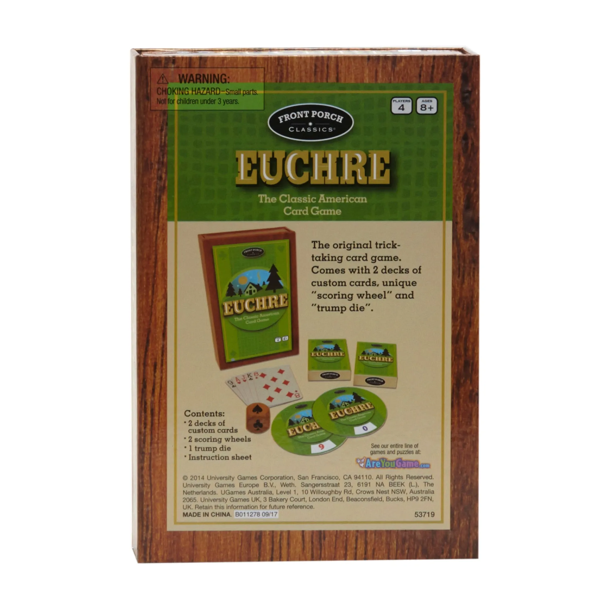 AreYouGame Euchre - The Classic American Card Game* Card Games|Social & Emotional Skills