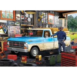 Flat River Group Eurographics 1967 Ford Pick-Up Truck Puzzle - 550 pc Tin Edition* Puzzles