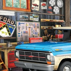 Flat River Group Eurographics 1967 Ford Pick-Up Truck Puzzle - 550 pc Tin Edition* Puzzles