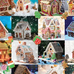 Flat River Group Eurographics Candy Christmas Gingerbread House Puzzle - 550 pc* Puzzles