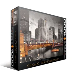 AreYouGame Eurographics Chicago Michigan Avenue Cityscape Jigsaw Puzzle - 1000 pc* Puzzles