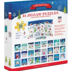 Flat River Group Eurographics Christmas Town 24-Pack Puzzle Advent Calendar - 1200 pc* Puzzles