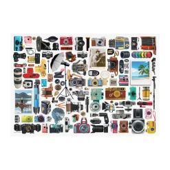 AreYouGame Eurographics Classic Cameras Shaped Tin Jigsaw Puzzle - 550 pc* Puzzles