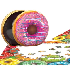 Flat River Group Eurographics Donut Rainbow Tin Jigsaw Puzzle - 550 Pieces* Puzzles