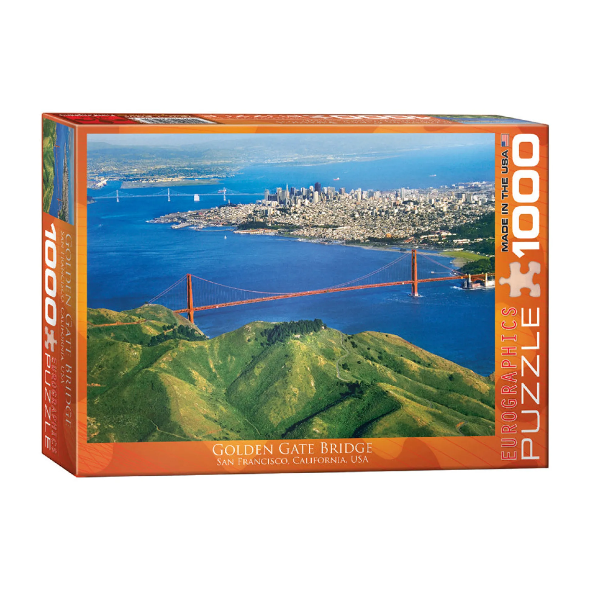 AreYouGame Eurographics Golden Gate Bridge Jigsaw Puzzle - 1000 pc* Puzzles