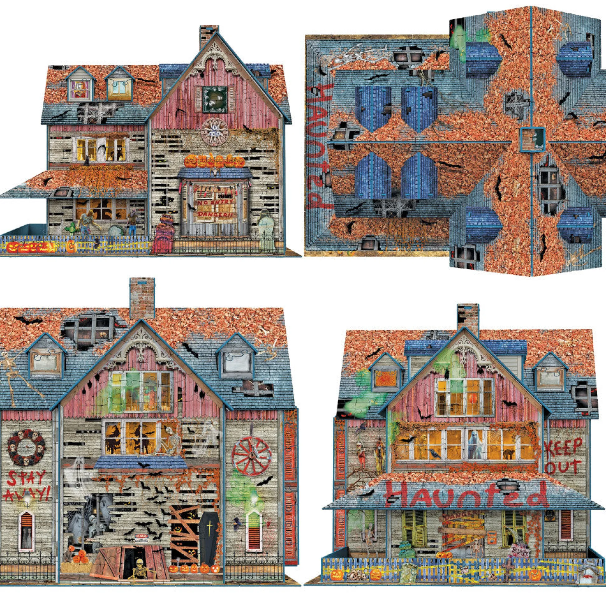 Flat River Group Eurographics Haunted House 3D Puzzle - 1100 pc* Puzzles