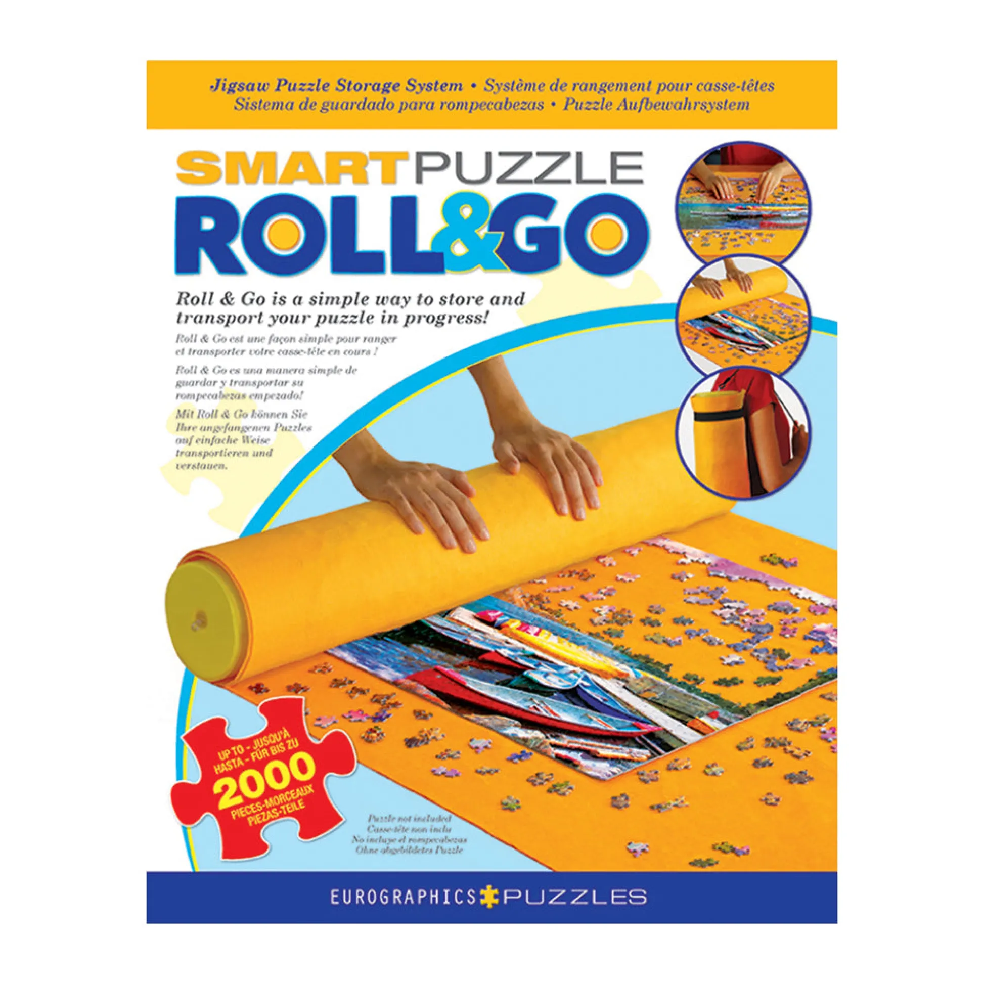 AreYouGame Eurographics Smart Puzzle Roll & Go Mat - 2000 pc* Puzzles