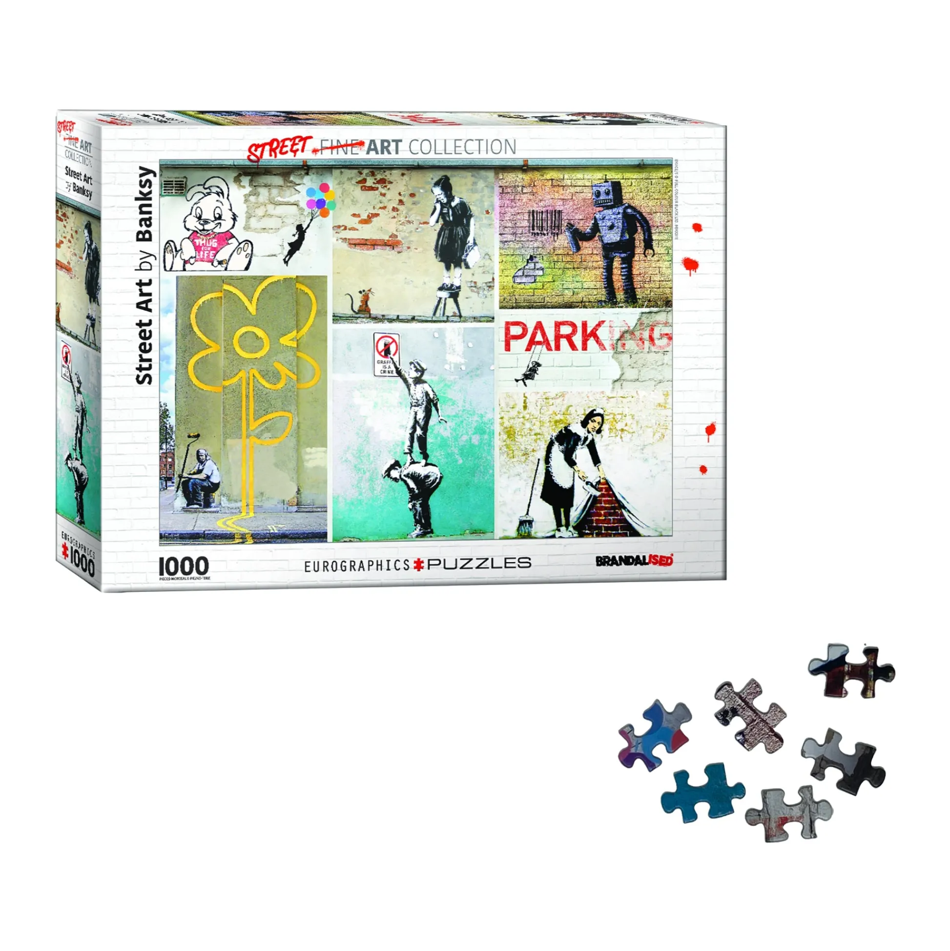 AreYouGame Eurographics Street Art by Banksy Jigsaw Puzzle - 1000 pc* Puzzles