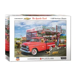 AreYouGame Eurographics The Apache Truck by Greg Giordano - 1000 pc Puzzle* Puzzles
