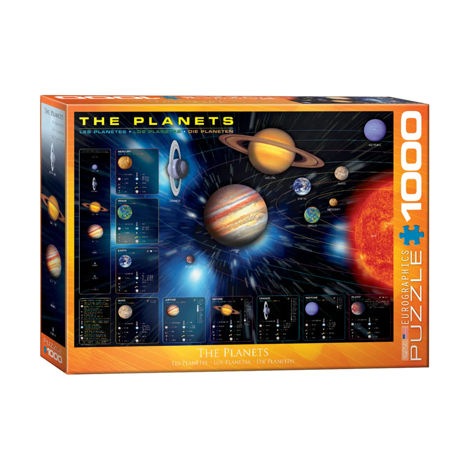 AreYouGame Eurographics The Planets Solar System Jigsaw Puzzle - 1000 pc* Puzzles
