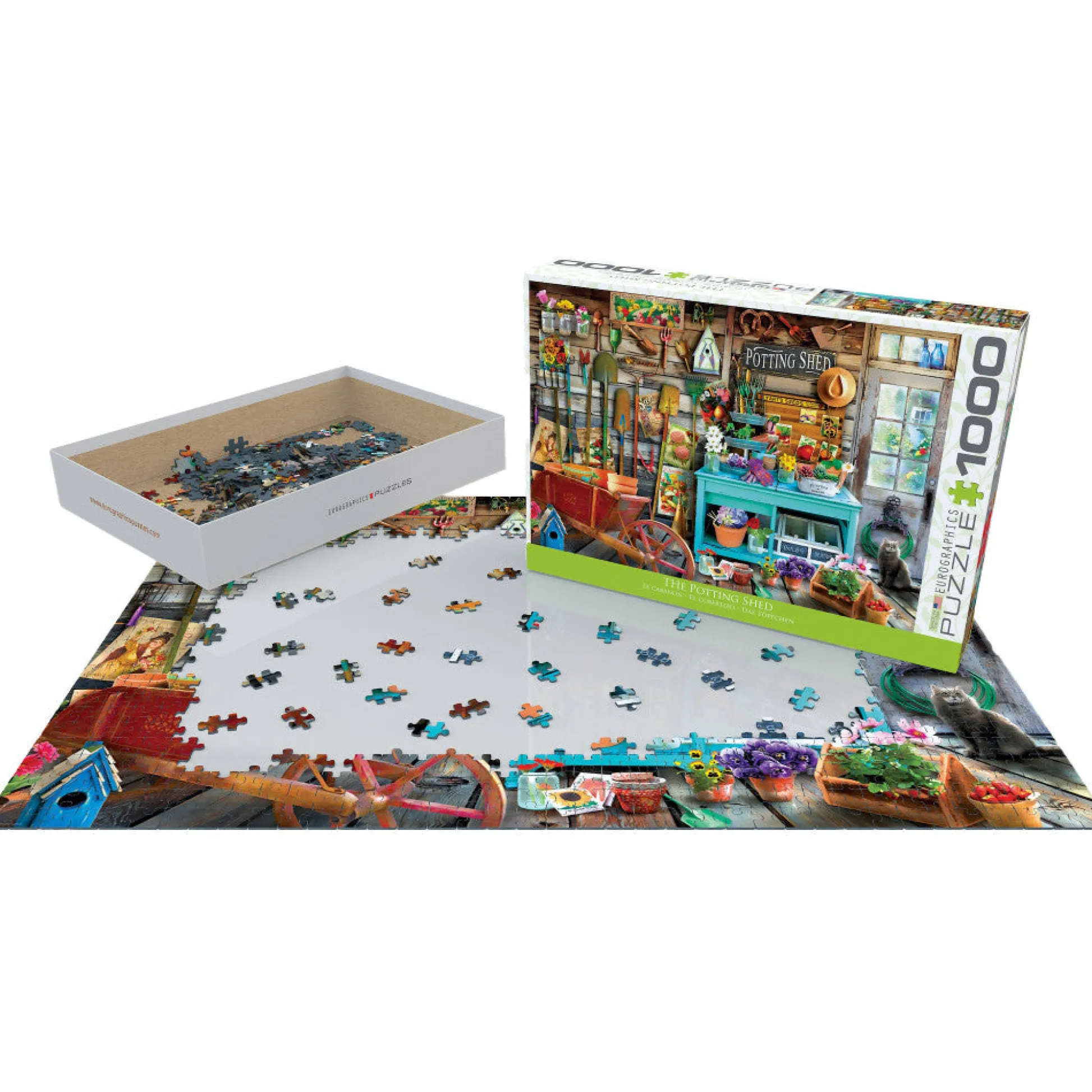 Flat River Group Eurographics The Potting Shed Spring Garden Puzzle - 1000 pc* Puzzles