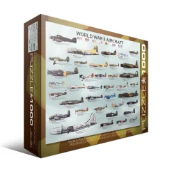 AreYouGame Eurographics WWII Aircraft Jigsaw Puzzle - 1000 pc* Puzzles