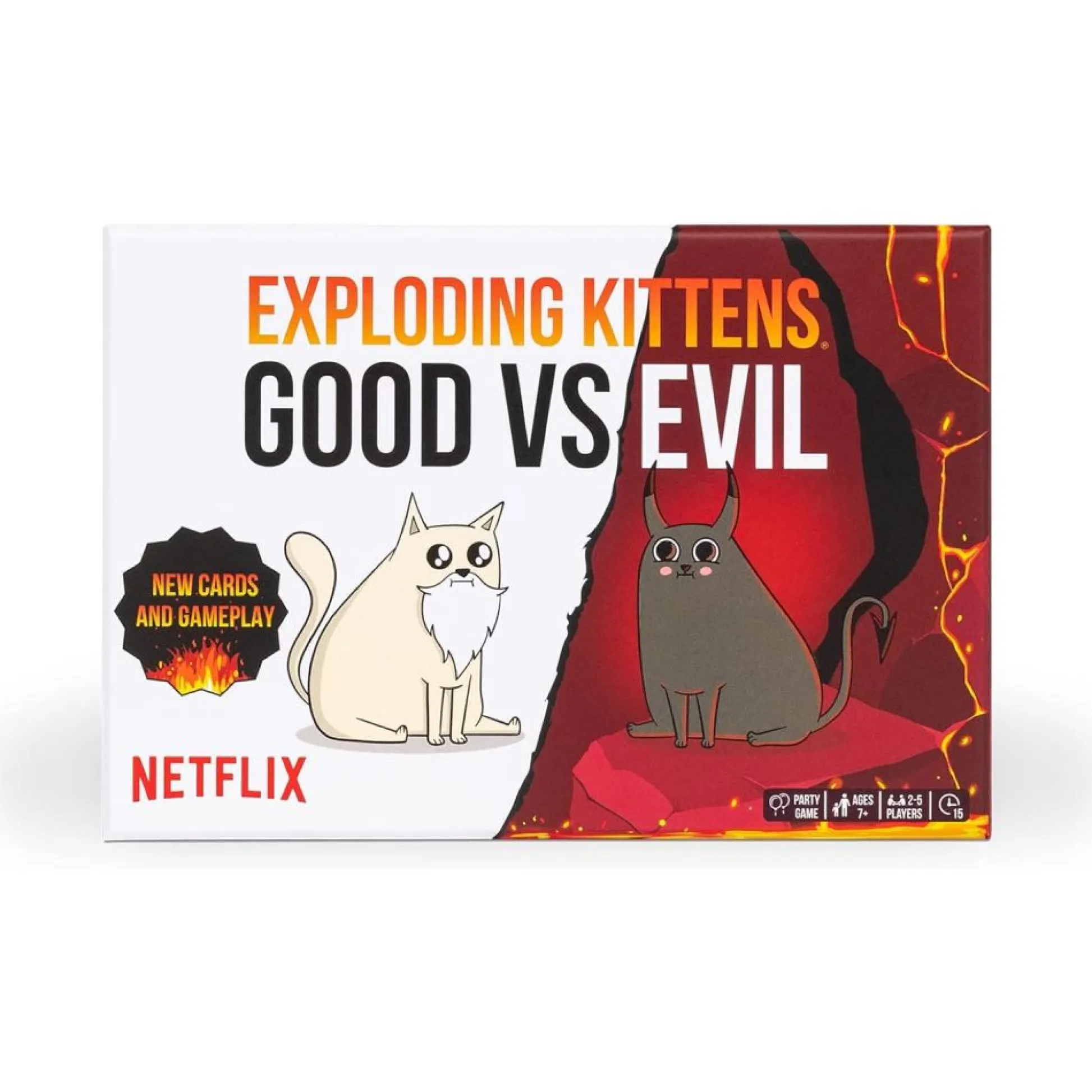 Calendar Holdings, LLC Exploding Kittens Good vs. Evil Netflix Series Card Game* Card Games