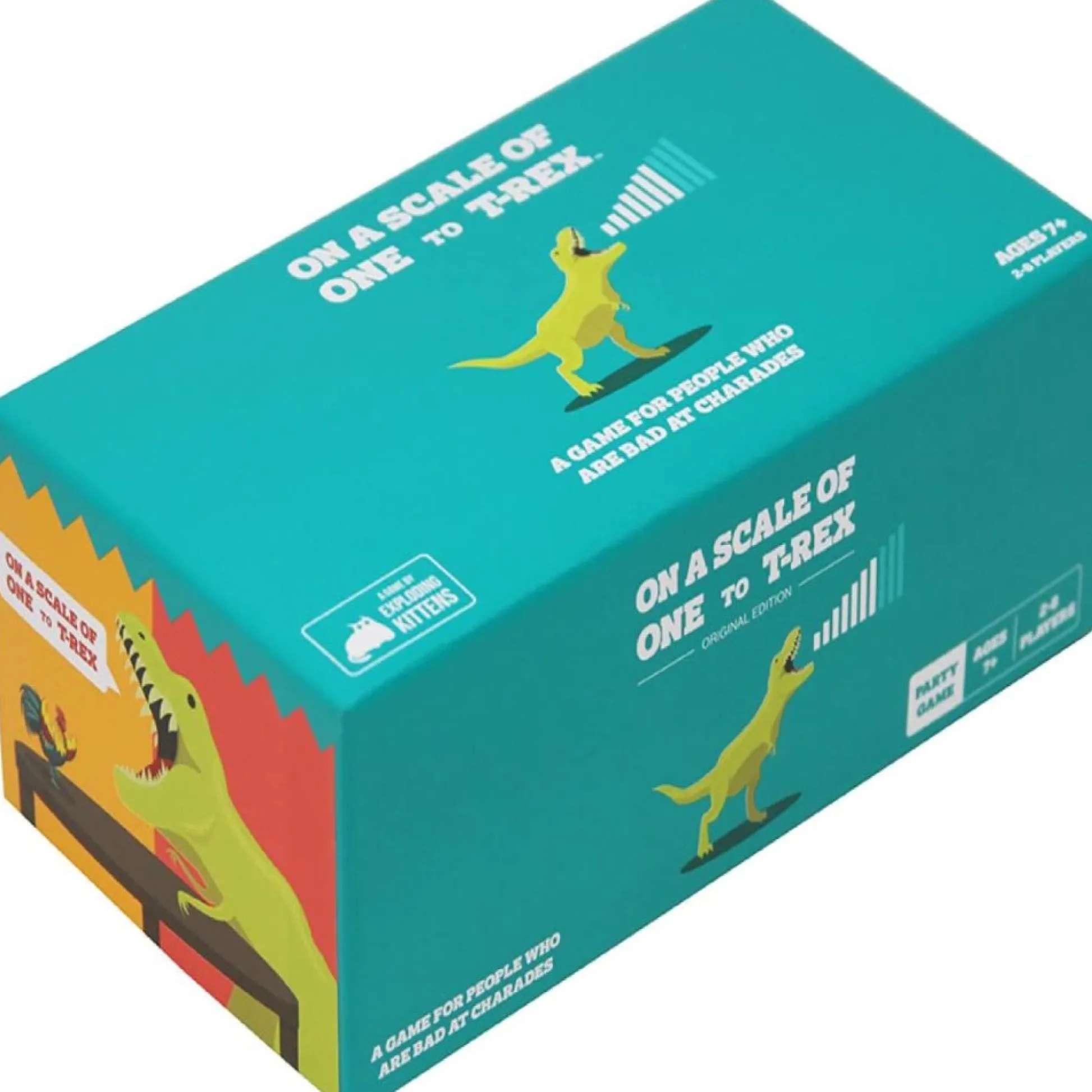 Flat River Group Exploding Kittens On a Scale of One to T-Rex Party Card Game* Card Games|Social & Emotional Skills
