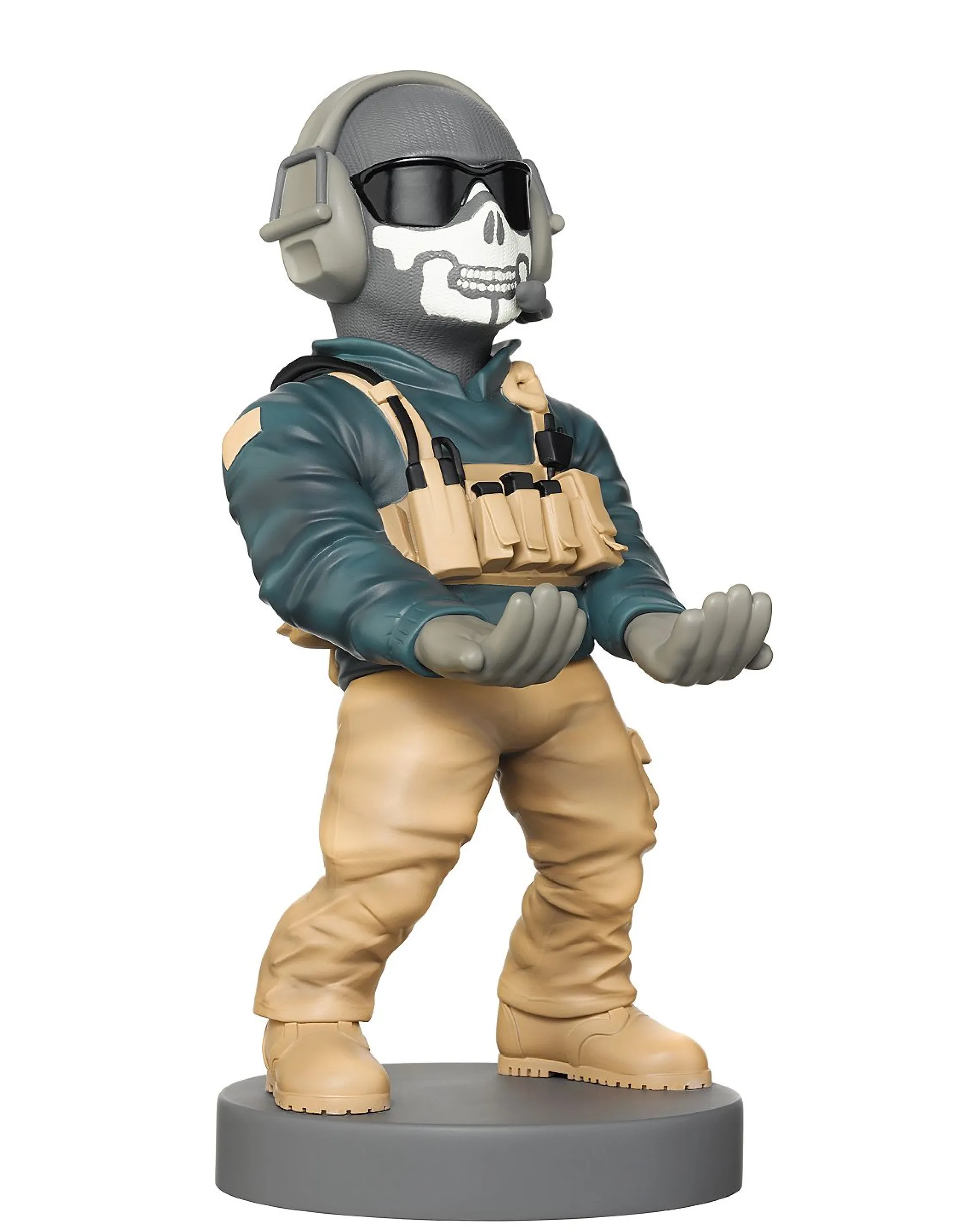 Flat River Group Exquisite Gaming Call of Duty 8" Lt. Simon 'Ghost' Riley Controller & Phone Holder* Action Figures