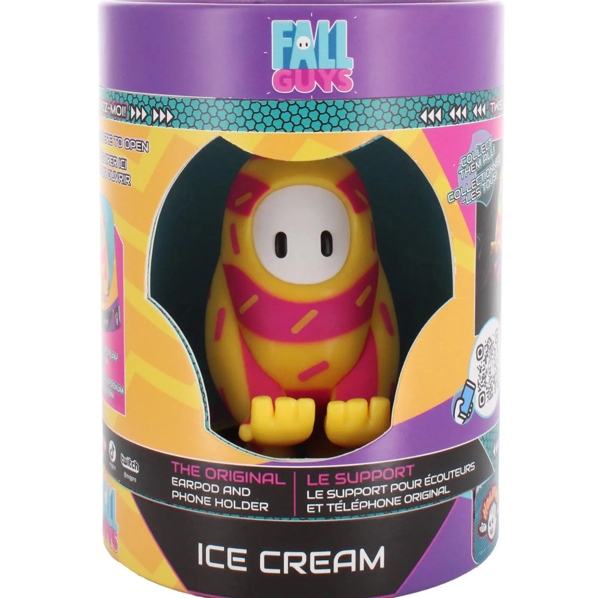 Flat River Group Exquisite Gaming: Fall Guys Ice Cream - Earbud & Phone Holder* Action Figures