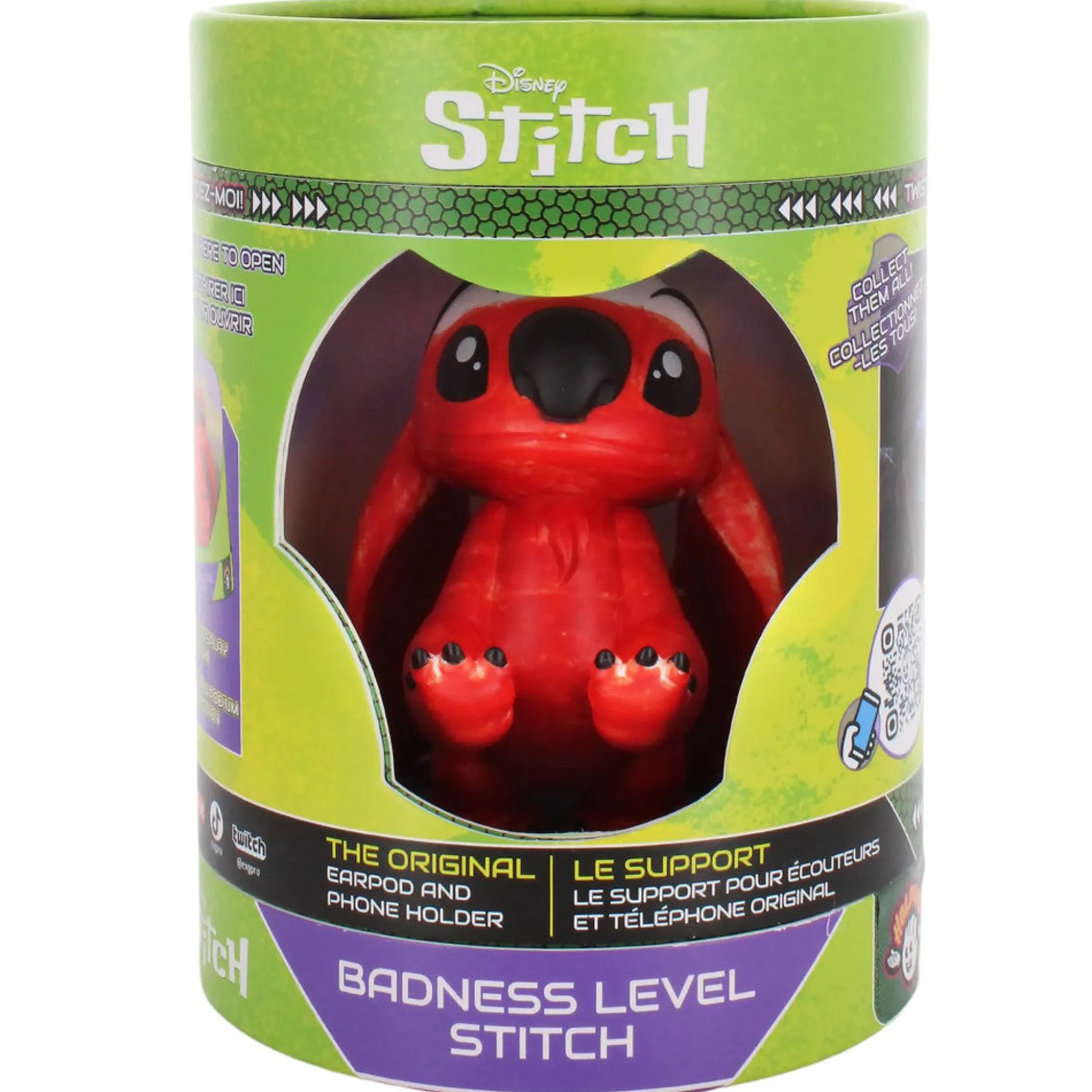 Flat River Group Exquisite Gaming: Holdems: Lilo & Stitch - Badness Level Stitch Earbud & Phone Holder* Action Figures
