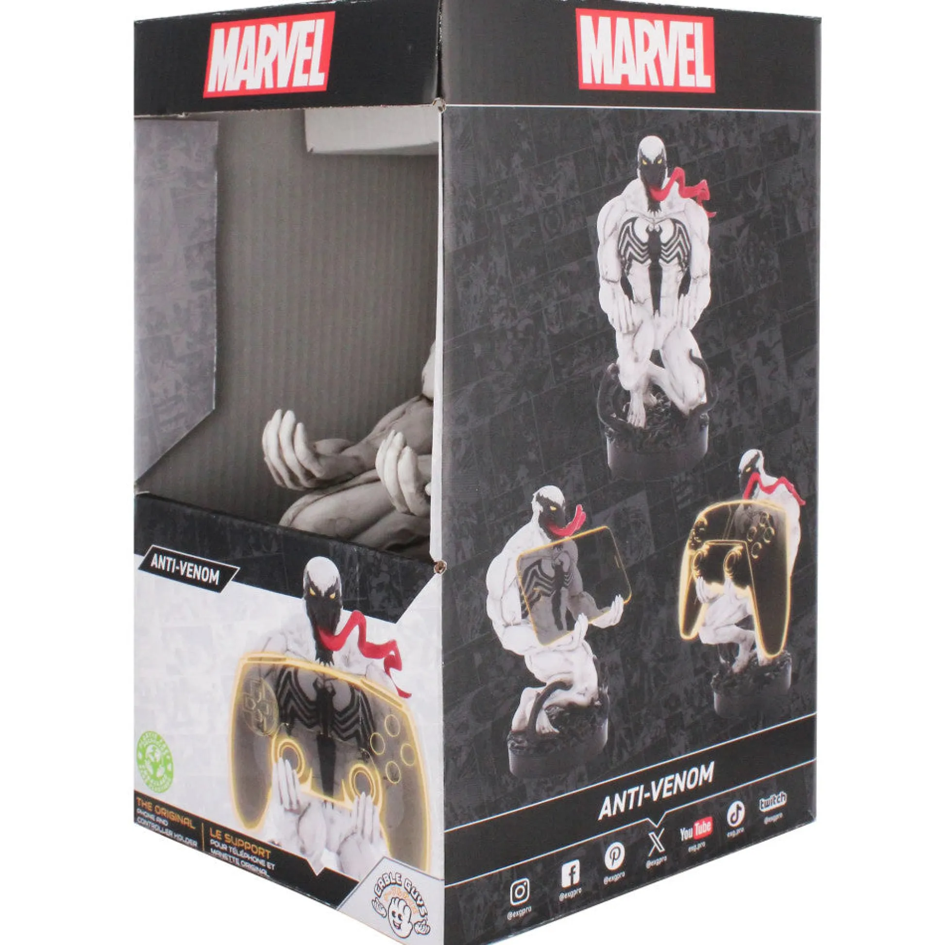 Flat River Group Exquisite Gaming Marvel Anti-Venom Cable Guys Controller & Phone Holder* Marvel|Action Figures