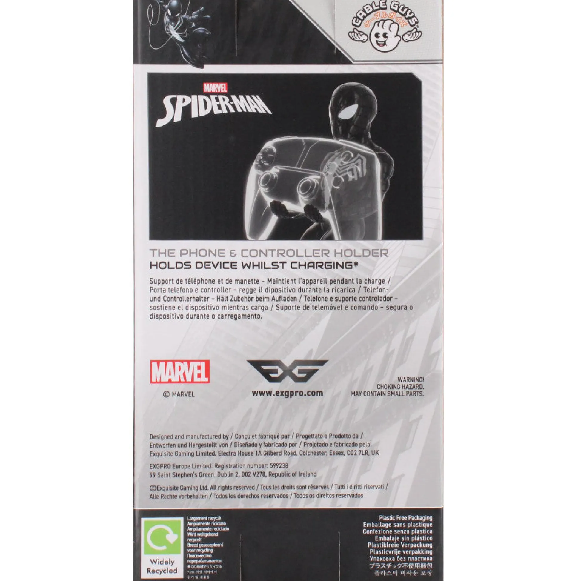 Flat River Group Exquisite Gaming Marvel Symbiote Spider-Man Controller & Phone Holder* Marvel|Action Figures