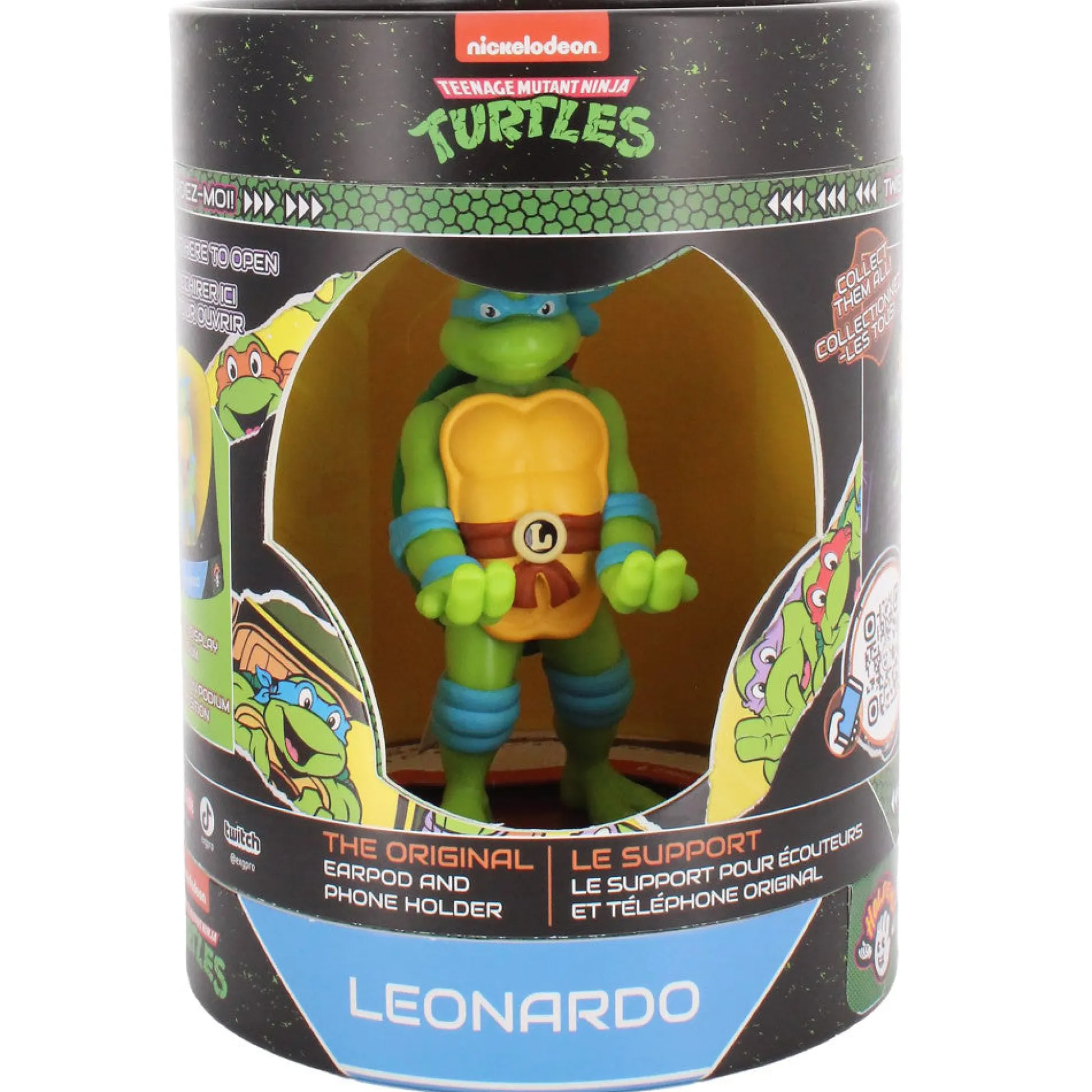 Flat River Group Exquisite Gaming TMNT Leonardo Earbud & Phone Holder* Collectible Figures & Playsets