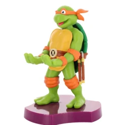 Flat River Group Exquisite Gaming TMNT Michelangelo Earbud & Phone Holder* Action Figures