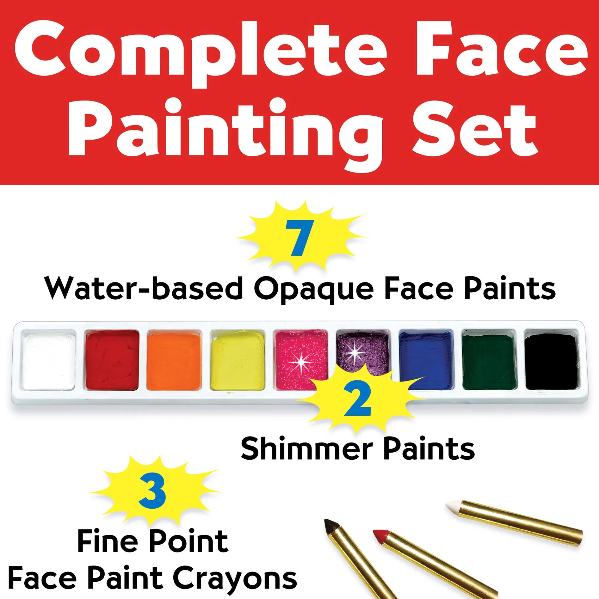 Faber Castell Faber-Castell Beginner's Face Paint Studio Kit* Drawing, Color & Painting
