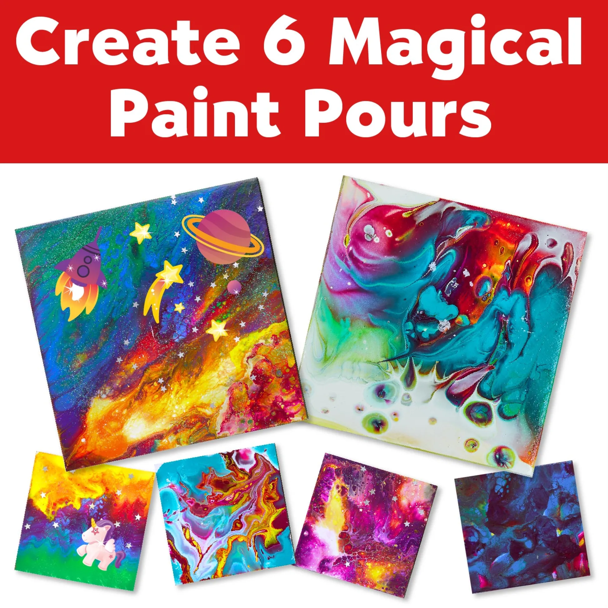 Faber Castell Faber-Castell Do Art Paint Pour Studio - Color Splash Kit* Drawing, Color & Painting