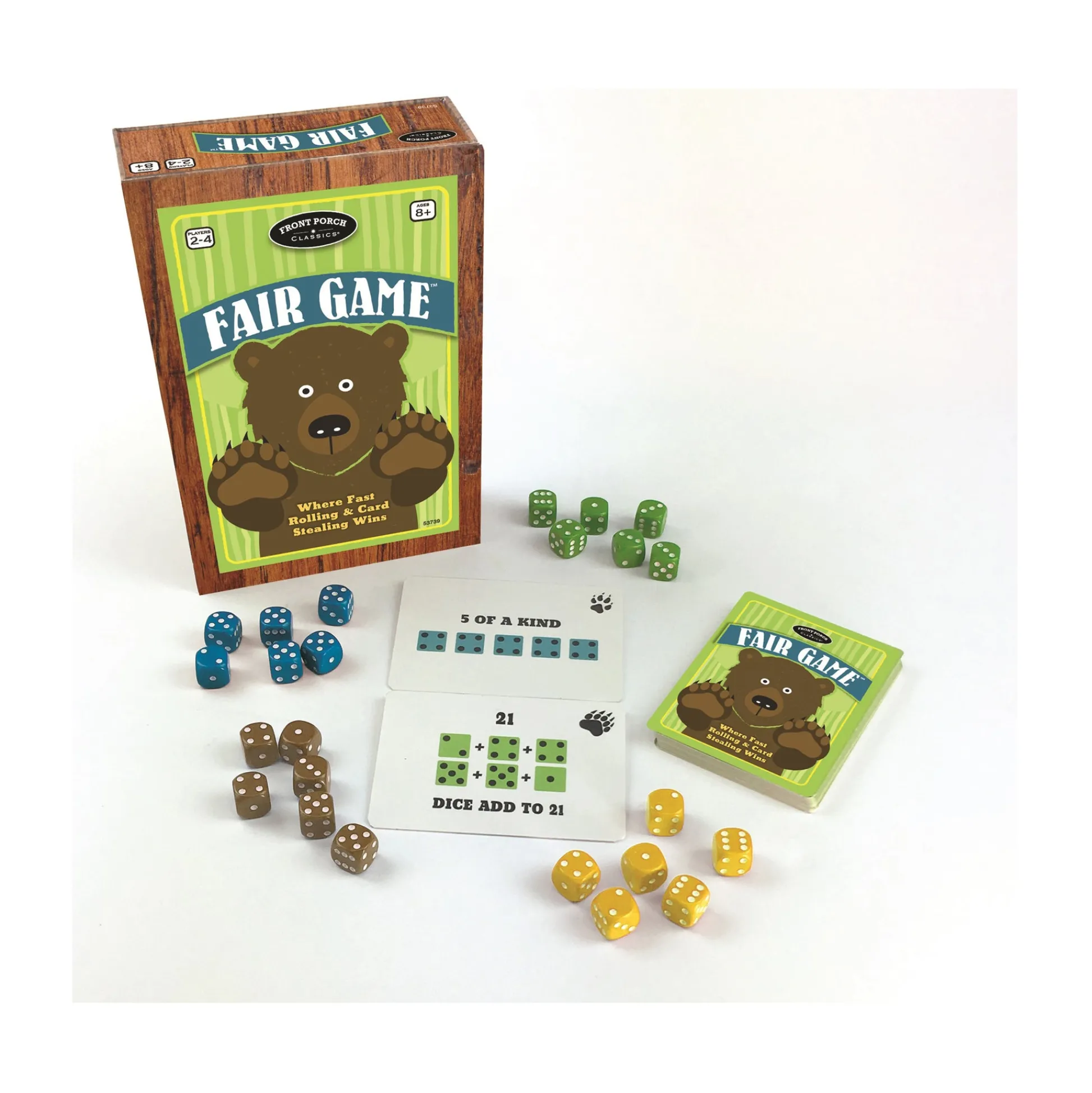 AreYouGame Fair Game - Dice-Rolling, Card-Stealing Family Fun!* Dice, Roll & Write Games