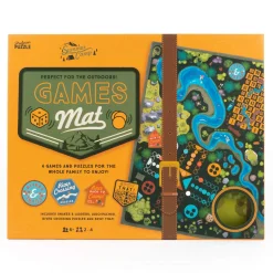 Professor Puzzle Family Adventure Games Mat with 4 Fun Challenges* Family & Entertainments Games