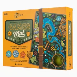 Professor Puzzle Family Adventure Games Mat with 4 Fun Challenges* Family & Entertainments Games