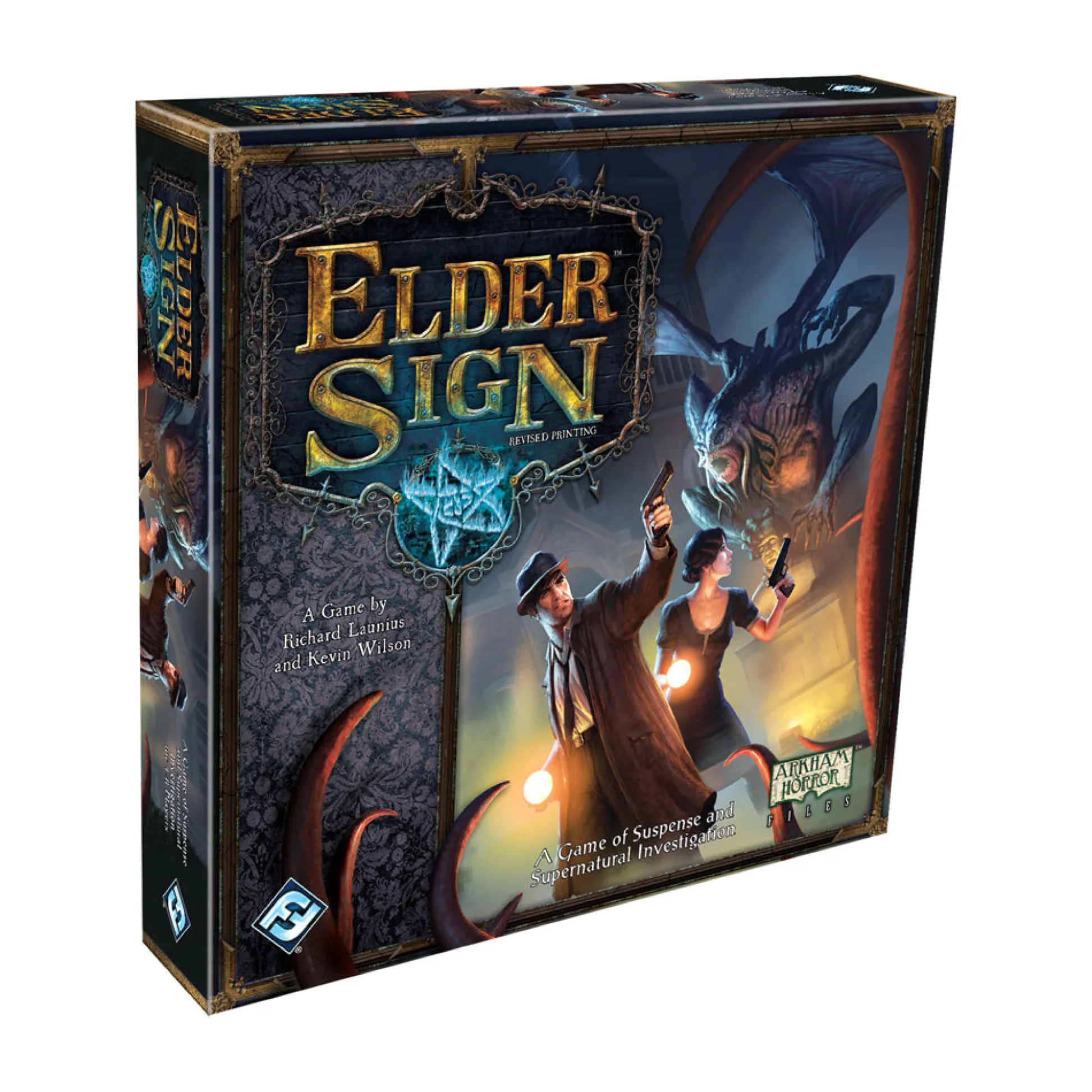 AreYouGame Fantasy Flight Games Elder Sign Revised Edition - Cooperative Dice Game* Board Games|Role-Playing Games