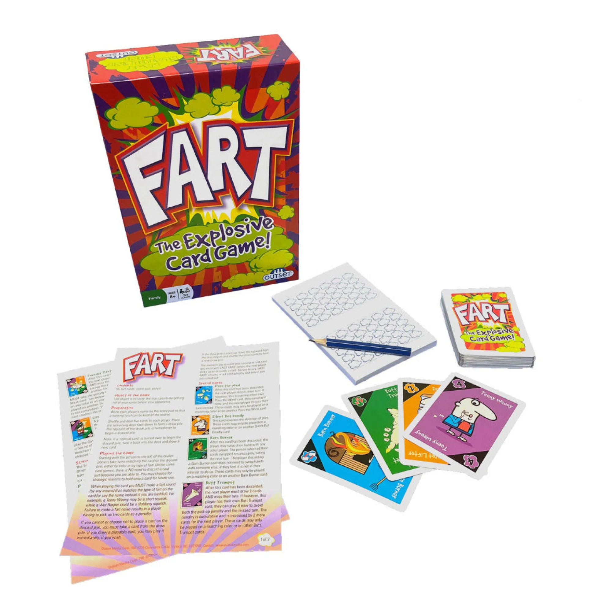 Flat River Group Fart - The Explosive Card Game for Family Fun Nights* Social & Emotional Skills|Card Games