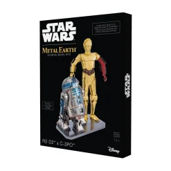 AreYouGame Fascinations Metal Earth Star Wars 3D Model Kit - R2-D2 & C-3PO Set* Star Wars