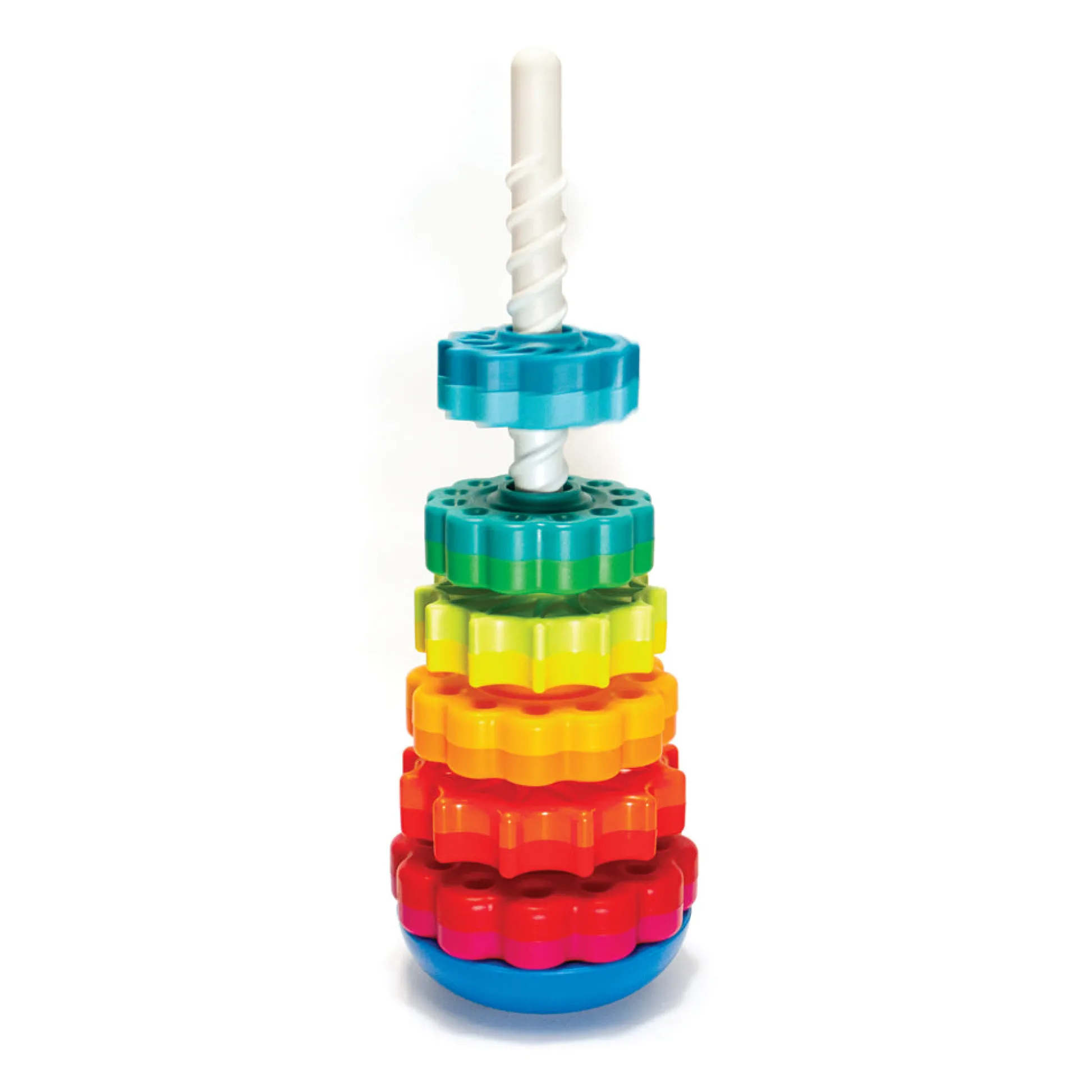 AreYouGame Fat Brain Toy Co. SpinAgain - Colorful Stacking Toy* Blocks, Sorting & Stacking Toys