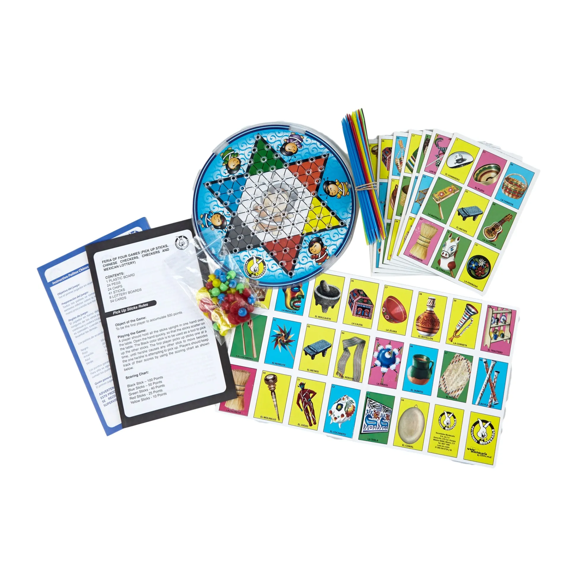 AreYouGame Feria 4 in 1 Multigame Celebration Pack* Role-Playing Games|Board Games