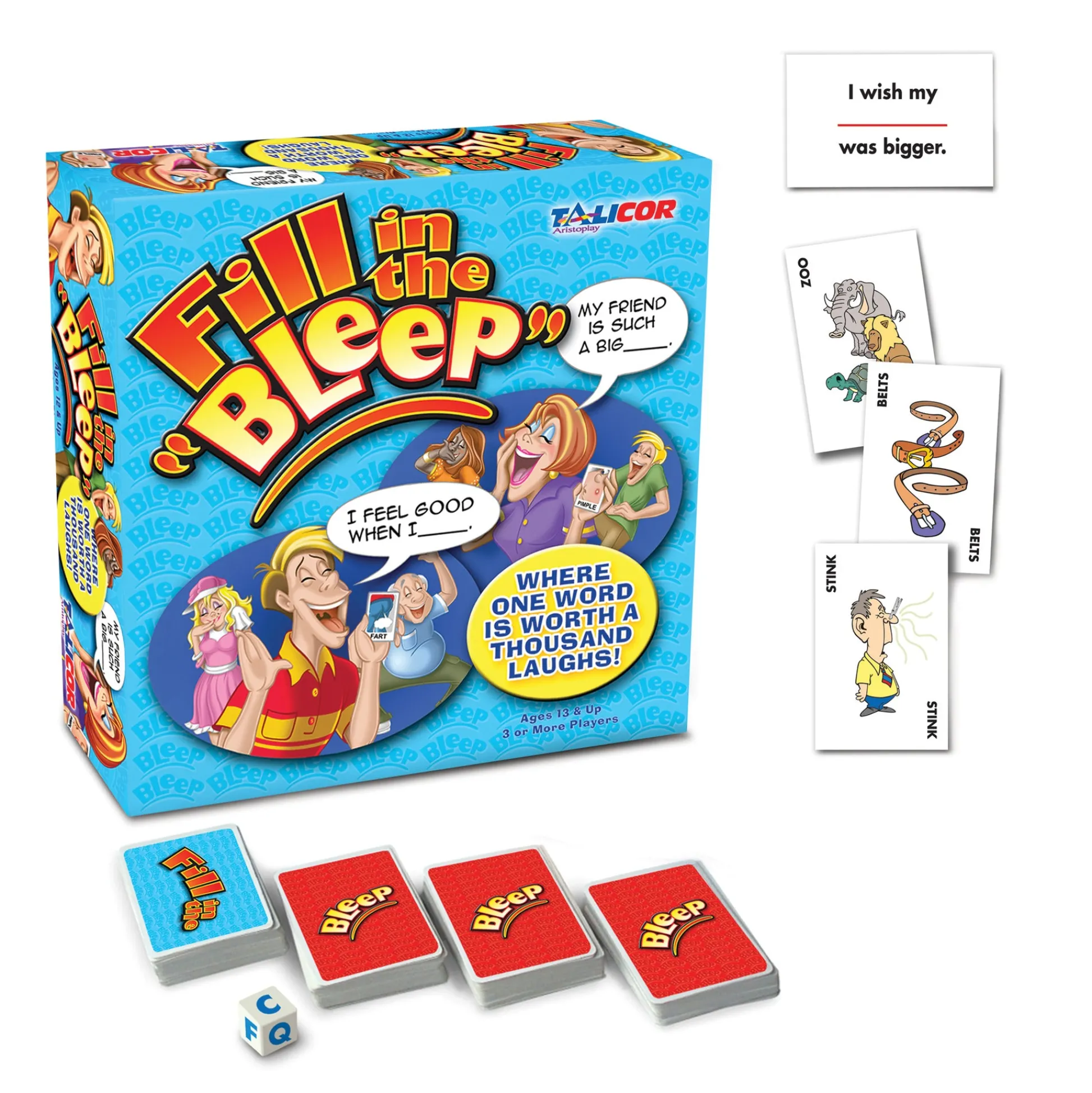 AreYouGame Fill in the Bleep Hilarious Card Game* Card Games|Social & Emotional Skills