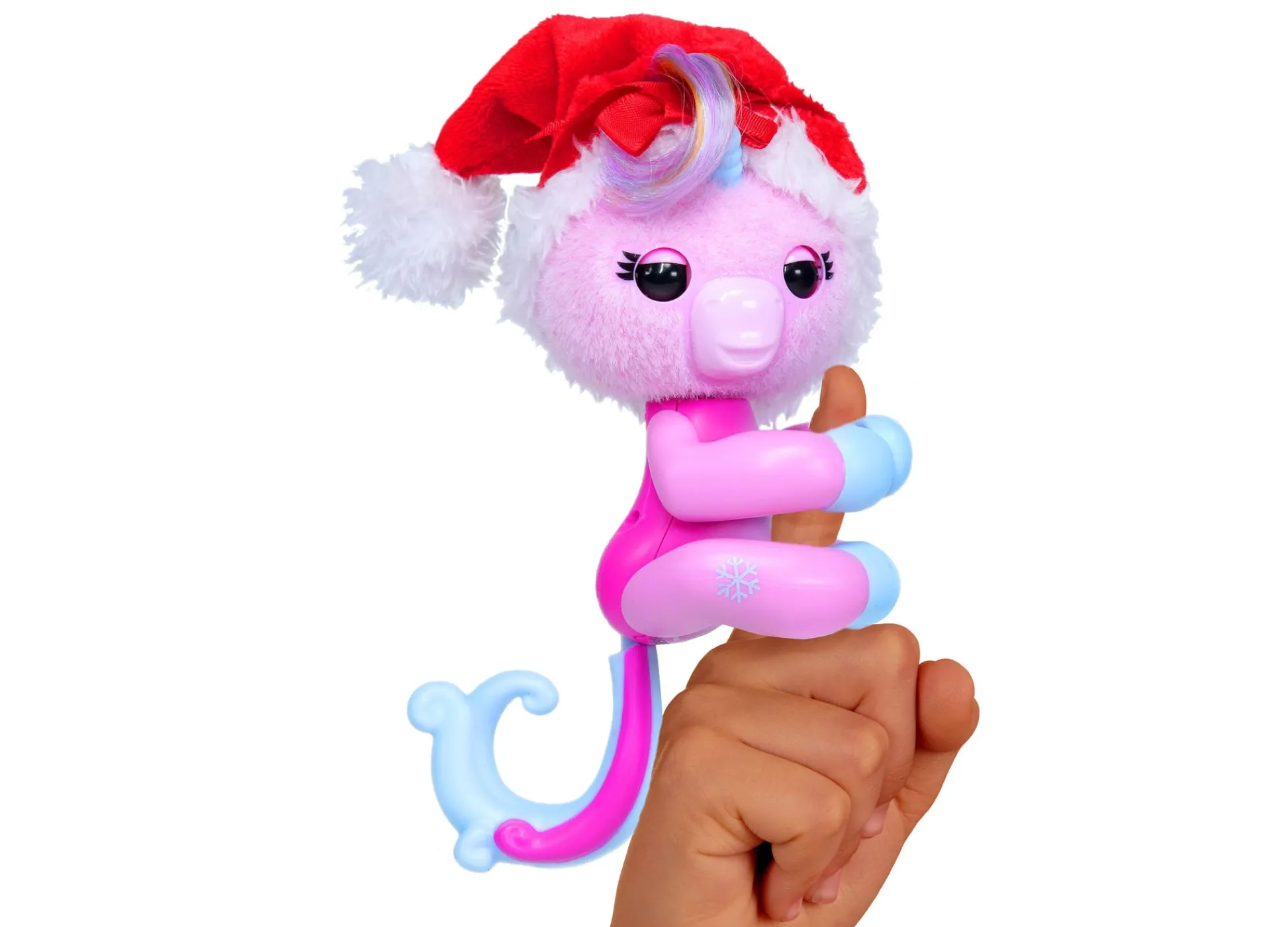Macy's - Supplier Fingerlings Unicorn Xmas Hat Interactive Toy* Interactive Dolls & Pets|Stuffed Animals & Plush Toys